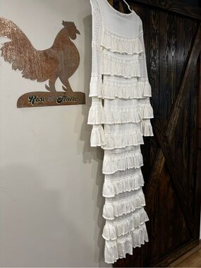 MABLE Cream Lace Knit Women's Top